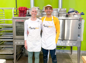 Courtney and Arjun - NuttyHero founders