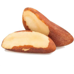 Brazil Nuts White Background