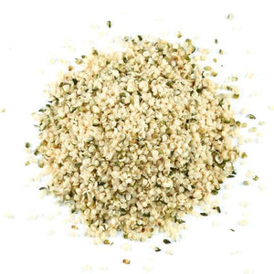 Hemp Seeds White Background