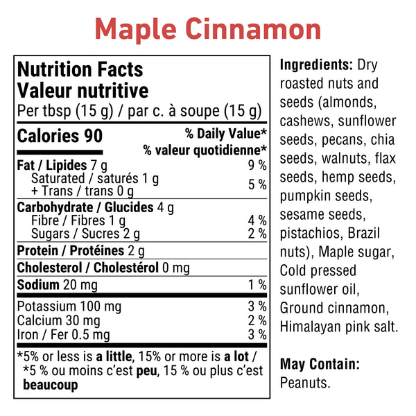 Maple Cinnamon 340g