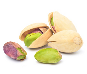 Pistachios White Background